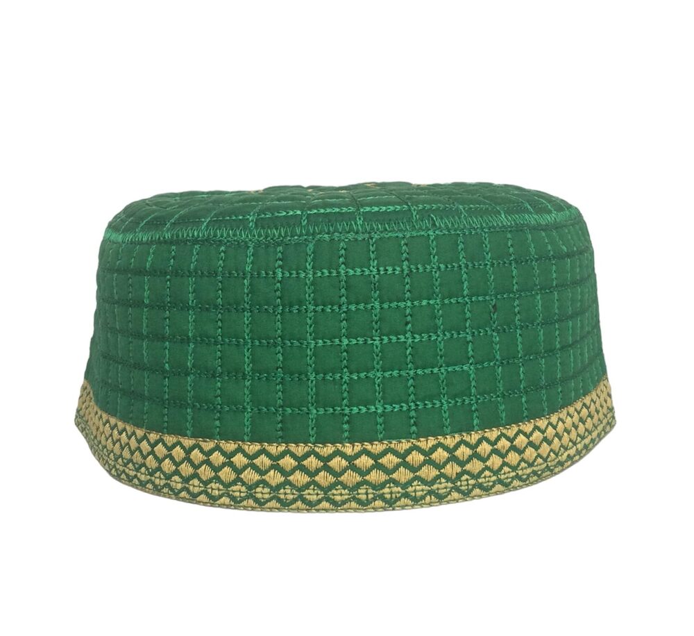 8866 Unisex Kufi Muslim Prayer Cap Ramadaan Caps Eid Handmade Kufis Namaz